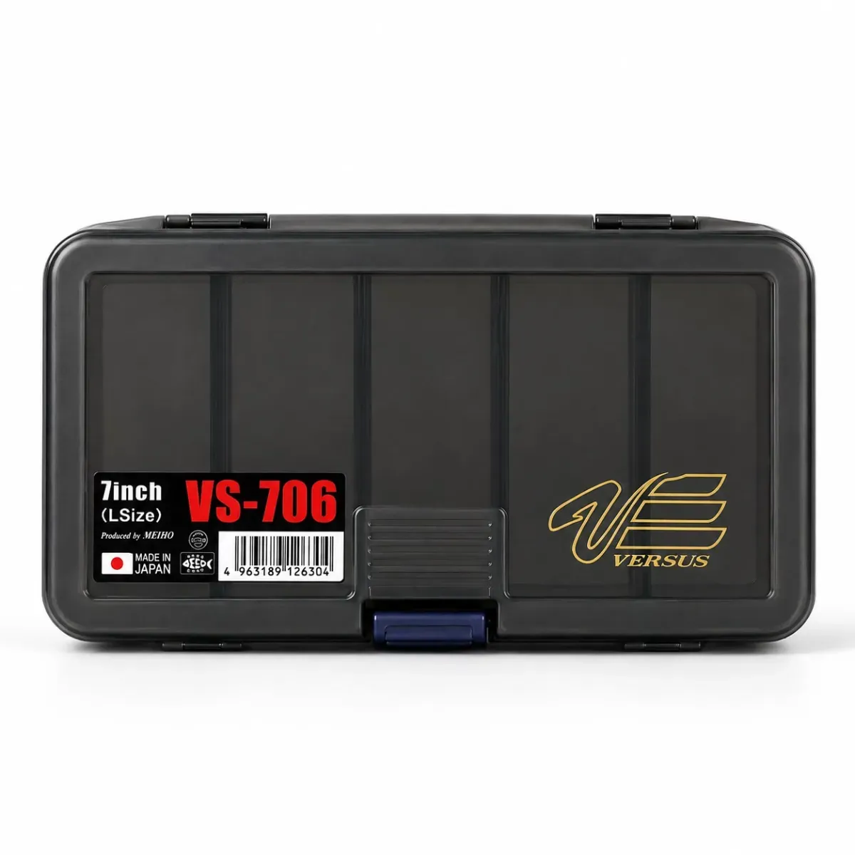Comprar MEIHO LURE BOX 186 x 103 x 34mm VS-706 SMOKE BLACK en Perú