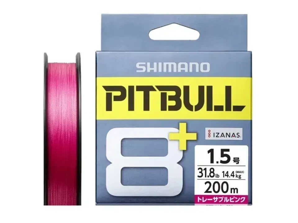Comprar SHIMANO BRAID PITBULL 8+ #0.8 PINK (18.5 lb) 200M en Perú
