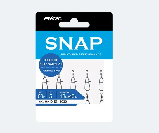 BKK DUO LOCK SNAP SWIVEL-51 #1 (5 pcs/pack)